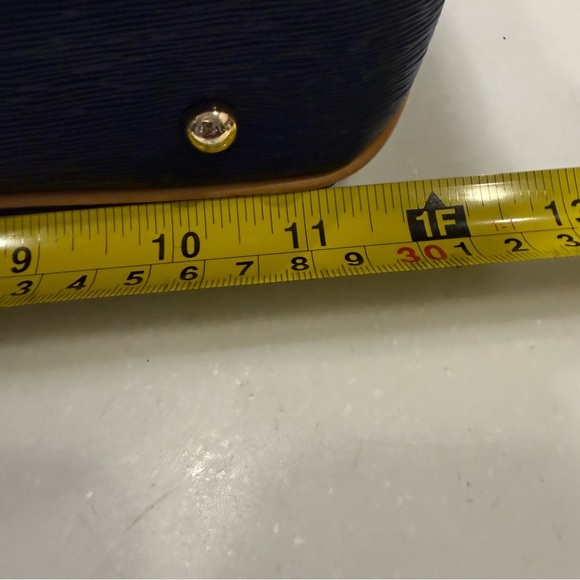 Dooney & Bourke Saffiano Leather Cross-body Satchel Bag Navy Blue NWOT - Picture 10 of 16